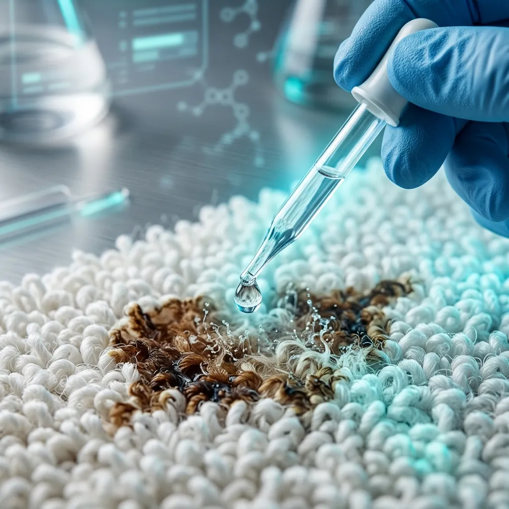 Scientific molecular stain removal process